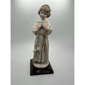 Vtg 1986 Giuseppe Armani First Communion Boy Porcelain Figurine Florence Italy